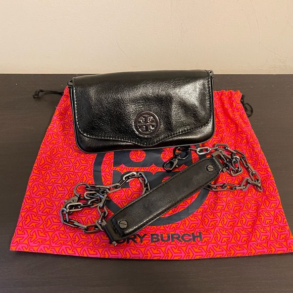 Tory Burch leather clutch & shoulder bag - Picture 4 of 10